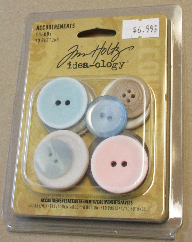 TIM HOLTZ «ACCOUTREMENTS, SHABBY» IDEA-OLOGY EMBELLISHMENTS TH92922 – (Retired)