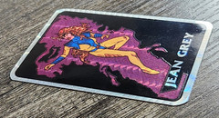 Vintage JEAN GREY Prism Vending Machine Sticker Marvel Masterpieces 1990s