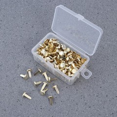 500 Pcs Paper Brads Fastener Fasteners (brads) Electroplating Decorative