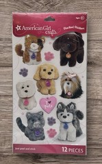 American Girl Crafts I LOVE PETS Stacked Stickers Scrapbooking Crafts NEW