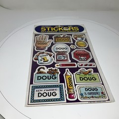 DOUG – Vintage 80s Celebrity Stickers Self-Adhesive/Removable by Mark I