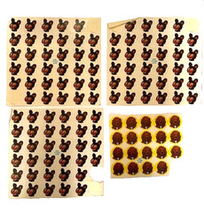 Vintage 1970’s School Classroom BUTTON STICKERS (Lot)