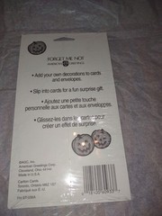 Vintage American greetings Forget Me Not Halloween Stickers 2 Sheets Fall