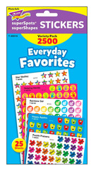 Everyday Favorites Superspots & Supershapes Stickers Variety Pack by Enterprise