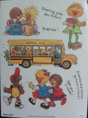 SUZY’S ZOO «SCHOOL FRIENDS» STICKER SHEET #9685