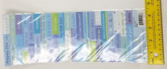Daisy Hill Newborn Baby Boy Stickers Pastel Blue Words & Phrases Scrapbooking