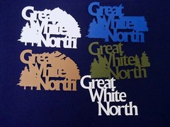 Great White North Laser Die Cut Title Travel Canada Scrapbooking Cards Crafts 5R