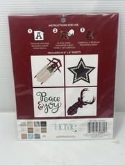 DCWV Press & Apply Transfers – Christmas Theme – Winter