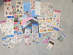 Disney Princess Scrapbook Stickers 30 pc LOT Mickey Pooh Snow White Cinderella