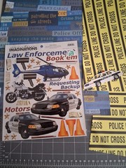 Police Stickers Paper Scrapbooking Supplies 3D Uniform Car Crafts Motorcycle