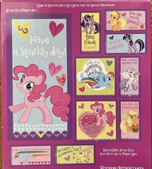 My Little Pony Valentines Day Glitter Stickers Pack, 30 Count, 35 Stickers