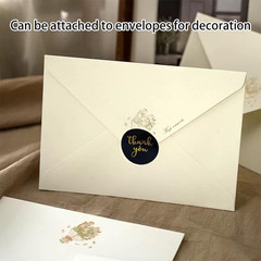 1000Pcs Thank You Stickers, 1.5 Inch, 2 Rolls, Thank You for Your Order Stickers