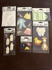Set Of 6 Scrapbooking Embellishments Baby/child