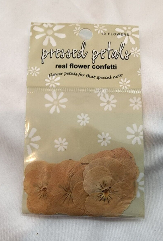 NEVER OPENED- 20yrs OLD! Pressed Petals Flower Confetti Scrapbooking – «Viola»