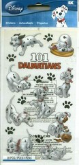 Scrapbooking Crafts Flat Stickers Disney 101 Dalmatians Paw Prints Puppies Title