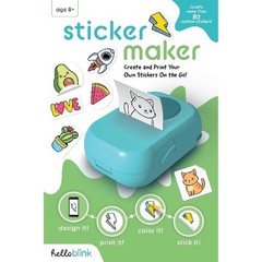 Hello Blink Sticker Maker Print Custom Stickers Fun Craft Kids 8 Years Up New