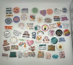 50 PACK PCS Mental Health Awareness Motivational Quote 1.5-2” Inch Stickers Lot