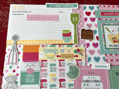 #K10 -DOODLEBUG BAKE ME HAPPY MADE WITH LOVE DOODLEBUG SCRAPBOOK CARD KIT 30pcs