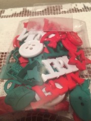 Make it Christmas Buttons and parts for Holiday Projects