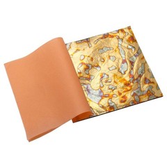 Variegated Gold Leaf Sheets – KINNO Multiple Types of Metal Leaf Papers with …