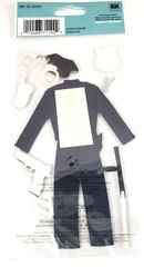Jolee’s Boutique EK Success Police Officer Dimensional Stickers Scrapbook SPJBLG