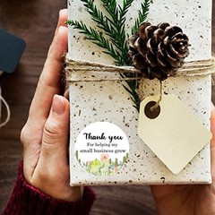1.5 Inch Cactus Stickers,Thank You for Helping My Small Business