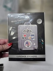 Adrienne Vittadini New York World Destinations Luggage Stickers 4 Pack TSAV8498