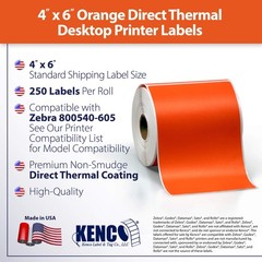 4″ X 6″ Direct Thermal Perforated Stickers Labels for Shipping Labels, Invent…