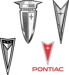 PONTIAC EMBLEM VARIETY DIE CUT VINYL 11 CT STICKER PACK