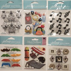 Huge Lot of 22 JOLEE’S BOUTIQUE K&CO Dimensional Scrapbooking Stickers