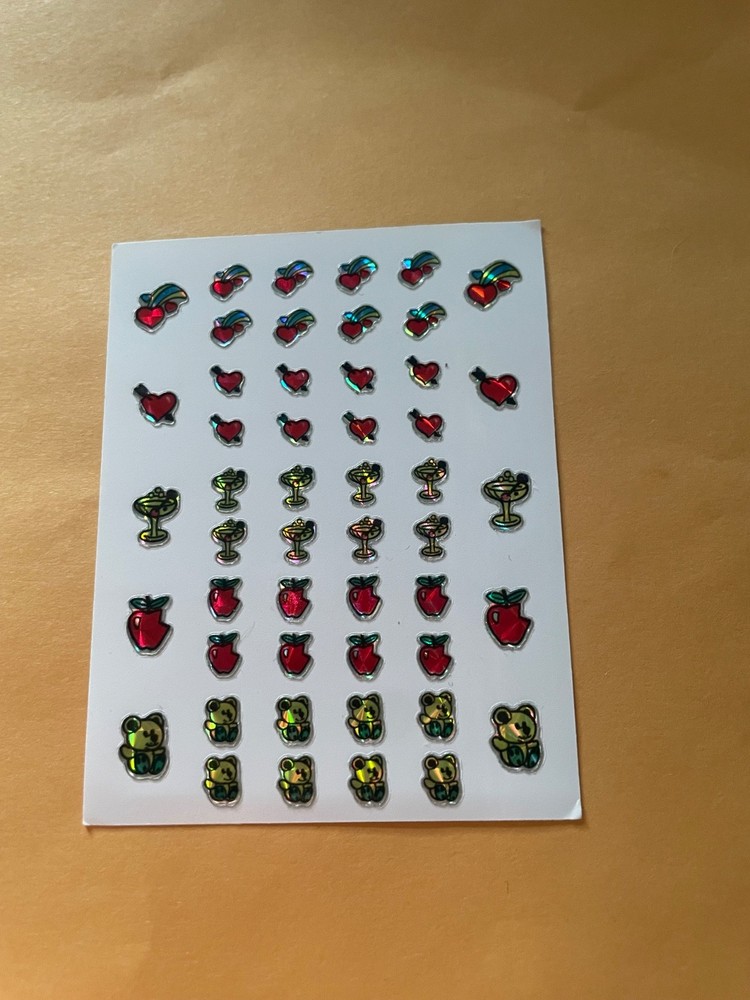 Vintage 1980s Mini Prism Vending Machine Stickers
