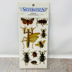 Silverwings Stickers Vintage Set of 3 Birds Whales Insects Scrapbook Puffy