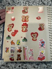 Vintage 1980s Sticker Book Album Lisa Frank Gremlins Scratch N Sniff And More