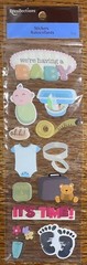 RARE RECOLLECTIONS Were Having A Baby Its Time Bag Scale Foot Prints Measurement