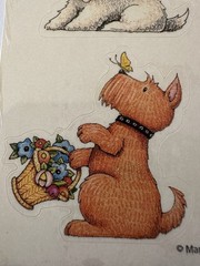 Rare Vintage Mary Engelbreit 1997 Cats Dogs Acid-Free Stickers NOS Sealed ME Ink
