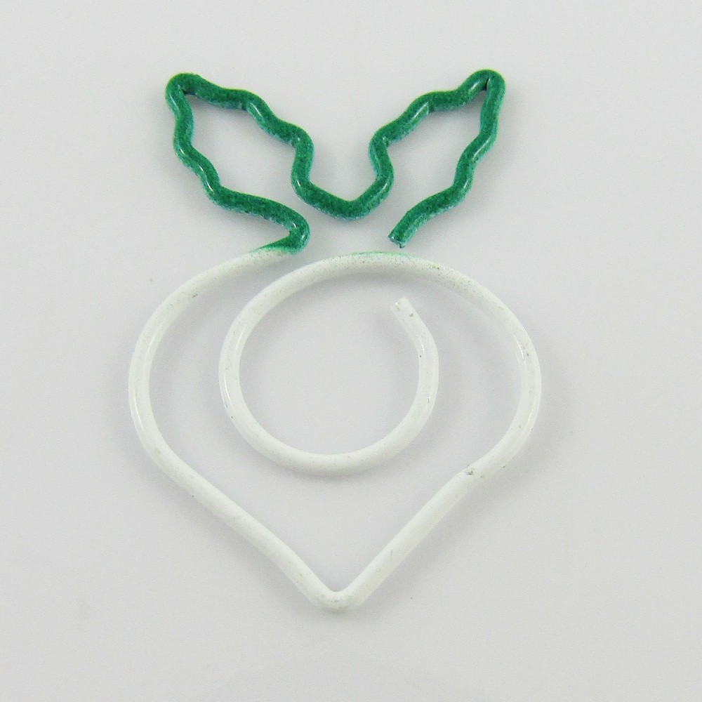 6pcs Raddish Vegetable Novelty Paper Clip Photo Clip 31x21mm Journal Scrapbook