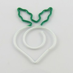 6pcs Raddish Vegetable Novelty Paper Clip Photo Clip 31x21mm Journal Scrapbook