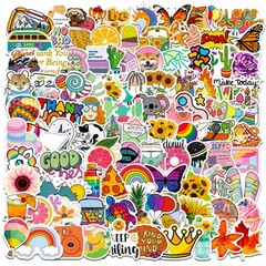 Art Stickers for Kids Teens Adults, 100 Pcs Cute Aesthetic Vinyl Waterproof Stic