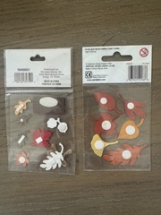 2 Brand New Packages Fall Leaves Stickers Recollections Sandylion Scrapbooking