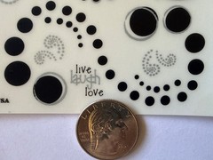 LESLIE’S DOT Rub-On Transfers (4.5”x7”)Moments•Cherish •Swirls•Laugh•Card Making