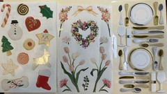 Mrs. Grossman stickers- You Choose -Food Kitchen Cooking Eating Utensils Flowers