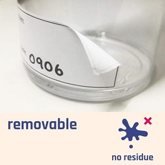 Food Date Storage Labels Removable Freezer Label for Containers, 1×2 Inch 200Pcs