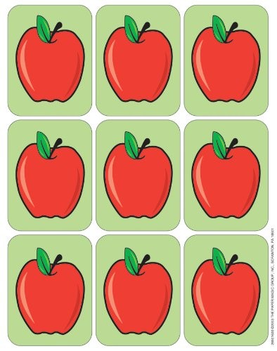 Eureka School 650160 Eureka Apples Stickers
