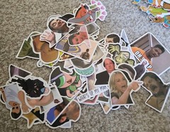 175 Piece Mixed Lot SPECIAL Themed And Designed Hydro Stickers *Read Description