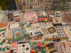 Huge Lot Art / Journal / scrapbooking 1025+ Supplies Stickers EMBELLISHMENTS NEW
