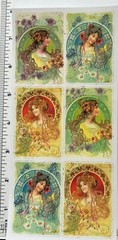 Violette Stickers Victorian Ladies Stickers Scrapbook Craft Planner Supply