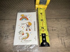 Vintage Hallmark 1983 Rainbow Brite Starlite Stick R Treats Stickers FREE SHIP