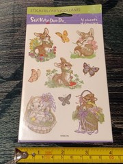 stickety-doo-da stickers Easter bunny rabbit holiday agc 4 sheets