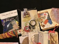 OOAK Junk journal + 1 Signature + Ephemera Box W Lace, Beads Handmade Pieces