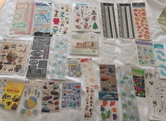 Lot Of 40 Sheets Mixed Scrapbooking Stickers /329